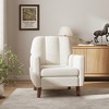 Plush Comfort Upholstered Accent Armchair For Living Room - 3 of 4