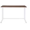 HomeRoots 47" Brown and White Writing Desk - 4 of 4