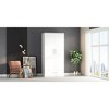 FUFU&GAGA 2-Doors Wardrobe Armoire For Bedroom Space Saving - 2 of 4