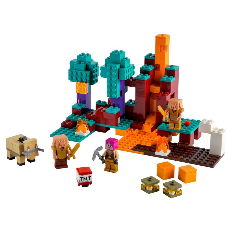 LEGO Minecraft The Warped Forest Building Toy 21168, 3 of 13