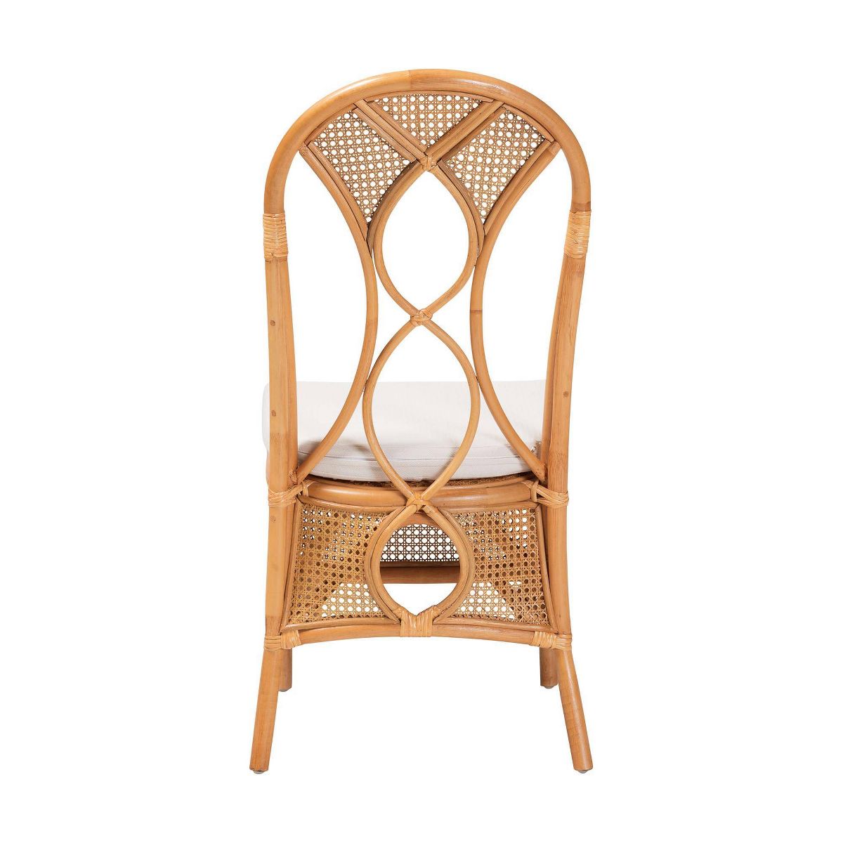bali & pari Elsa Natural Rattan Dining Chair Light Honey - thumbnail 5