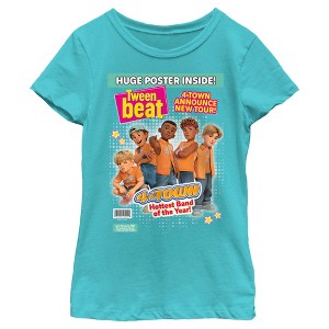 Girl's Turning Red 4*Town '99 Australian Tour Badge T-Shirt - 1 of 4