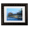 Trademark Fine Art Mich Catanzaro Cocoa Beach Pier Matted Framed Art - 2 of 4