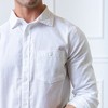 Hope & Henry Mens' Linen Long Sleeve Button Down Shirt - 2 of 4