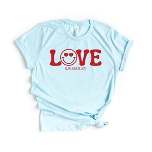 Simply Sage Market S.W.Smiley Love Smile Short Sleeve Tee - 1 of 4