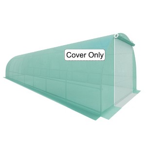 Aoodor PE Plastic Sheet Greenhouse Cover 20'×10'×6.6' , UV & Low Temperature Resistant & Waterproof & Durable，Suitable for Greenhouses - 1 of 4