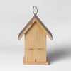 12.4"x7" Wood and Iron Bird House Brown - Smith & Hawken™ - image 3 of 3