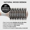Conair Ceramic Wood Vented Boar Bristle Round Hair Brush - Large Barrel - All Hair - 4 of 4