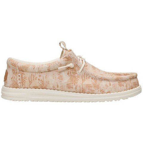 HEYDUDE Men Wally Tropical Palms , Tapioca Tan, M9