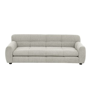 OUTSUPPLY Elevated Dog Sofa Bed for Large Dogs, Modern Linen Fabric Pet Bed with Backrest & Armrests, Washable - 1 of 4