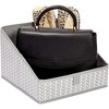Juvale 3 Pack Non Woven Baskets, Closet Organization Bins for Home Storage (Grey, 11.4 x 11.4 x 7.9 in) - 4 of 4