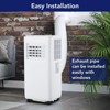 10000 BTU Portable Air Conditioner,3-In-1 Smart AC Unit with Dehumidifier,LED Display,Fan,Up to 450 Sq.Ft, Includes Remote Control and install Kit - 3 of 4
