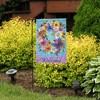 Butterfly Wreath Spring Garden Flag Welcome Floral 18" x 12.5" Briarwood Lane - 4 of 4