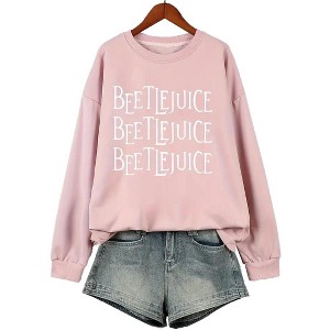 Plus Size Halloween Sweatshirts Tops with Crew Neck Long Sleeve Graphic Print Pullover Sweat Shirts Plus Size Sweatshirts - 1 of 4