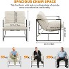 Sling Accent Chair for Living Room,Modern Metal Framed Cozy Armchair,Upholstered Chairs with Shredded Foam Cushioning, Lounge Chair - 2 of 4