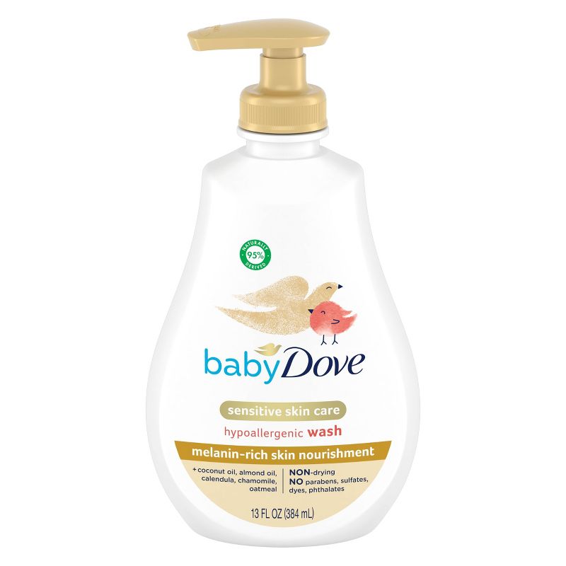 Baby Dove Melanin Rich Skin Nourishment Sensitive Skin Care Hypoallergenic Wash - 13 fl oz, 5 of 13