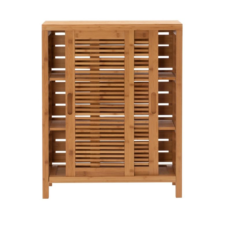 Bracken Two-Door Floor Cabinet Natural - Linon, 5 of 14