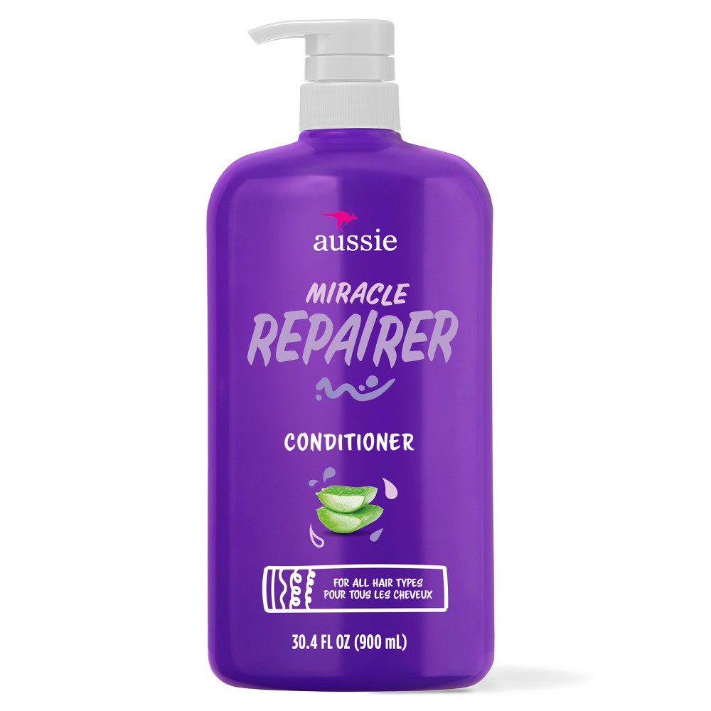 Photos - Hair Product Aussie Miracle Repairer Conditioner with Aloe - 30.4 fl oz 