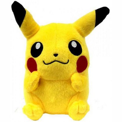 furry pikachu plush