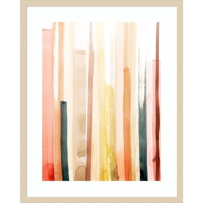 24" x 30" Coral Reach I by Grace Popp Framed Wall Art Print - Amanti Art