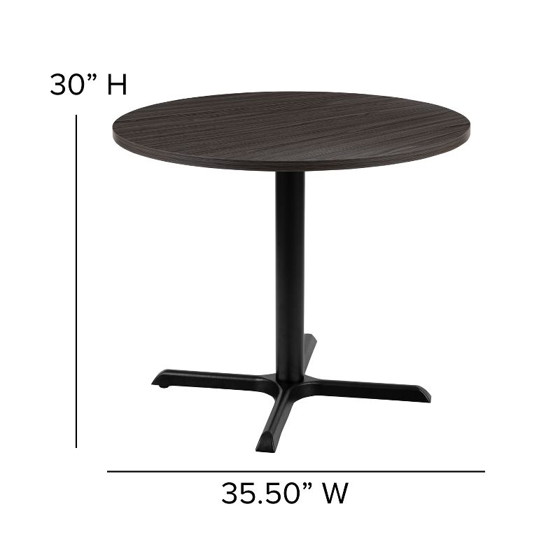 Flash Furniture 36" Round Multi-Purpose Conference Table - Meeting Table for Office, 4 of 11