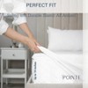 Pointehaven 300 Thread Count Tone on Tone Printed 100% Cotton Sateen Sheet Set - 4 of 4