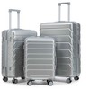 MAYEERTY 3-Piece Luggage Set (20"/24"/28") - PP Spinner Wheels, Carry-On, Matching Color, Combination Lock - 2 of 4