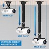 Mount-It! Full Motion Projector Mount with Universal LCD/DLP Mounting For Epson, Optoma, Benq, ViewSonic Projectors | 44 Lbs. Load Capacity | Black - 4 of 4