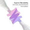 KINGART PRO Double-Ended Markers 12 Floral Colors - 3 of 4