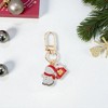 Unique Bargains Christmas Keychain Lobster Clasp Zinc Alloy Colorful 2.17" 1 Pc - 4 of 4