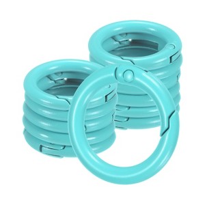 Unique Bargains Metal Spring O Rings Zinc Alloy Durable Multipurpose Lightweight Buckle 5/8 Inch - 1 of 4
