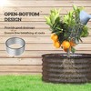 Aghana Digitals 2-Pack Galvanized Steel Raised Garden Beds, 3'x3'x1.4' Silver Open-Bottom Planter - 4 of 4