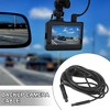 Unique Bargains Car 4 Pin Backup Camera Extension Cable Black - 2 of 4
