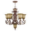 Livex Lighting Villa Verona 5 - Light Chandelier in  Verona Bronze/Aged Gold Leaf - 2 of 4