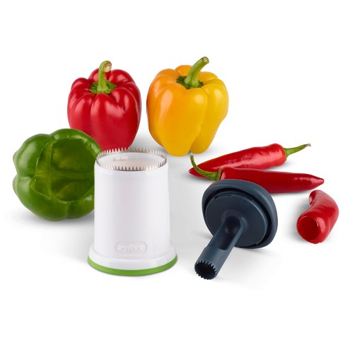 Zyliss 2 In 1 Pepper Corers White Target