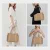 Hynes Eagle Travel Quilted Tote Bag-Khaki - 2 of 4