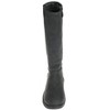 bebe Girl's Fashion Boots, Tall Knee-High Comfy Chelsea Boots with Elastic Gore and Padded Counter for Girls - 4 of 4
