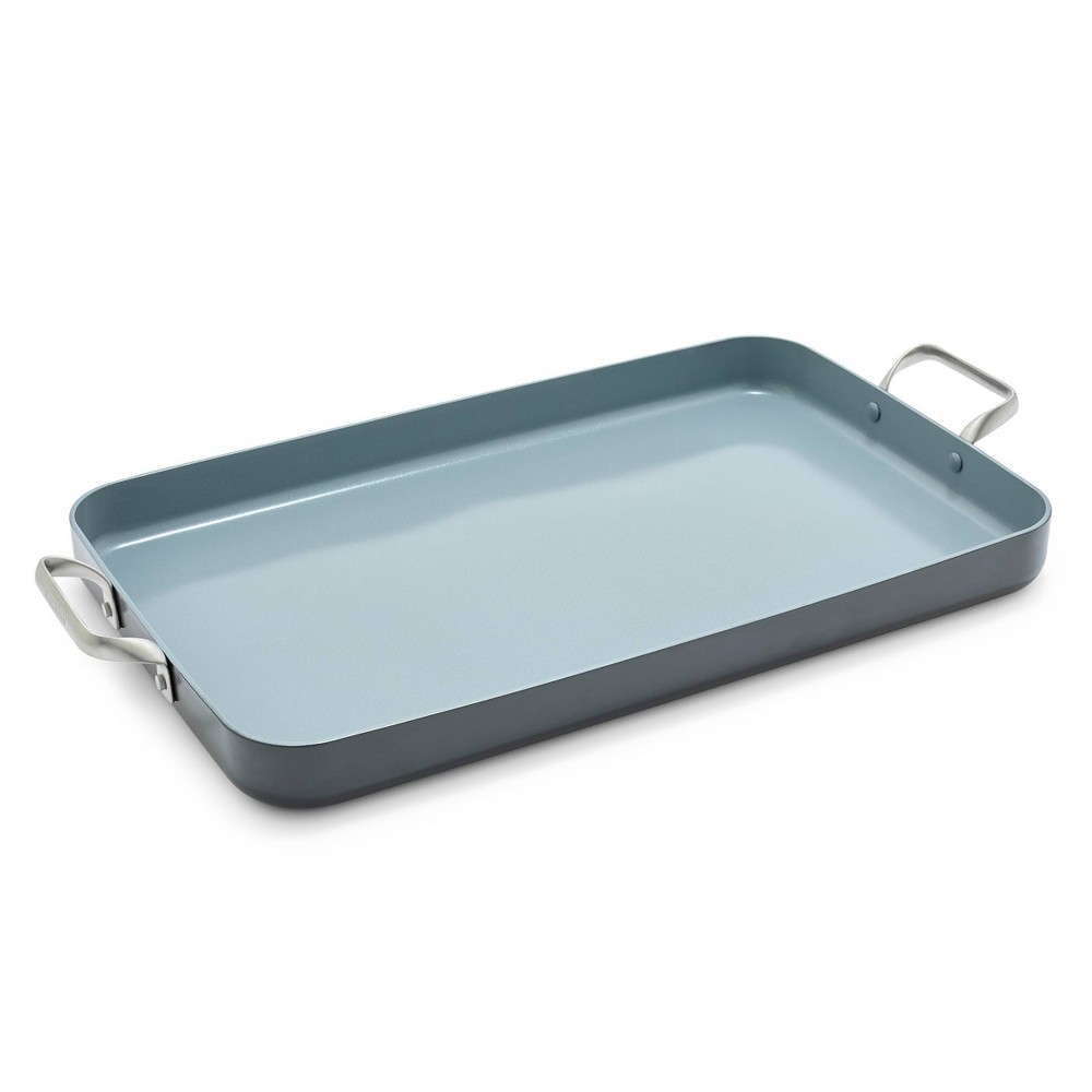 GreenPan Valencia Pro 21"x11" Double Burner Griddle