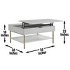Whitman - Lift-Top Coffee Table - White - 4 of 4