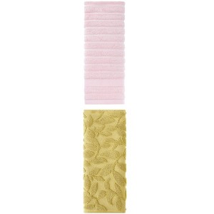 REGALWOVEN Cotton Bathroom Hand Towels for Kitchen Hotel Spa 14" x 30" 2 Pcs - 1 of 4