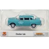 1974 Checker Cab Light Blue "Detroit" 1/87 (HO) Scale Model Car by Brekina - 3 of 3