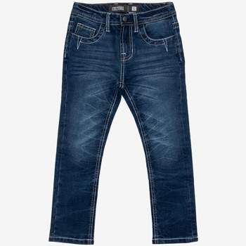 X Ray Little Boy's Moto Jeans In Blue Size 4 : Target