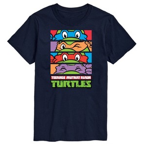 Men's - Teenage Mutant Ninja Turtles - Stacked Faces Short Sleeve Graphic T-Shirt - 1 of 4