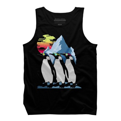Men's Design By Humans North Pole Summer By clingcling Tank Top