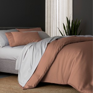 DOZ Bamboo Viscose Duvet Cover Set, Organically Grown Bamboo, Buttery Soft, Cooling, High GSM - 1 of 4