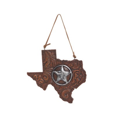 Gallerie II Tooled Leather Texas Ornament