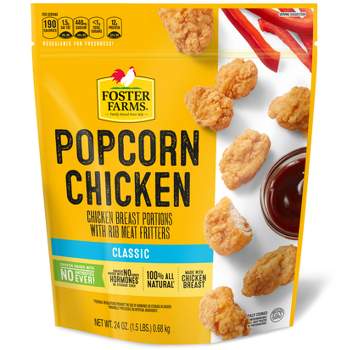 Foster Farms Popcorn Chicken - Frozen - 24oz