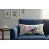 Watercolor Birds & Butterflies Climaweave Pillow – 17x9 inch Accent by Manual Woodworkers and Weavers - 3 of 3