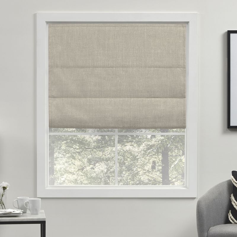 Exclusive Home Acadia 100% Blackout Roman Shade, 1 of 8