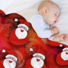 DSANE Novelty Christmas Santa Christmas Throw Blanket Soft Fleece Christmas Blanket Cozy Flannel Throw for Couch Bed - 4 of 4